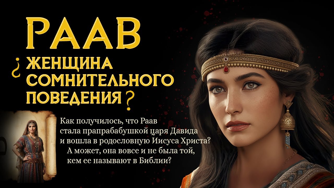 Раав из Иерихона. Женщина, чей род деятельности вызывает сомнения. Так ли мы поняли Библию? #Раав