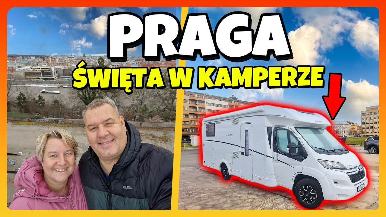 NA ŚWIĘTA JEDZIEMY KAMPEREM DO PRAGI / Dużo Turystów  i  Ciekawy Jarmark Bożonarodzeniowy