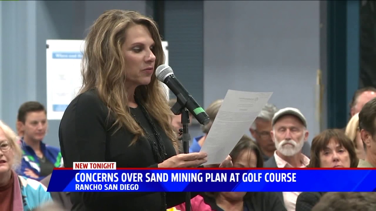Concerns Over Sand Mining Plan At Golf Course