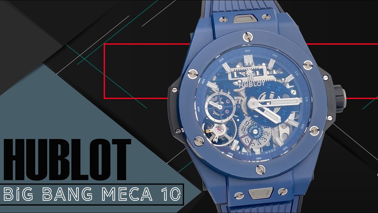 Hublot Big Bang MECA-10 Ceramic Blue 414.EX.5123.RX