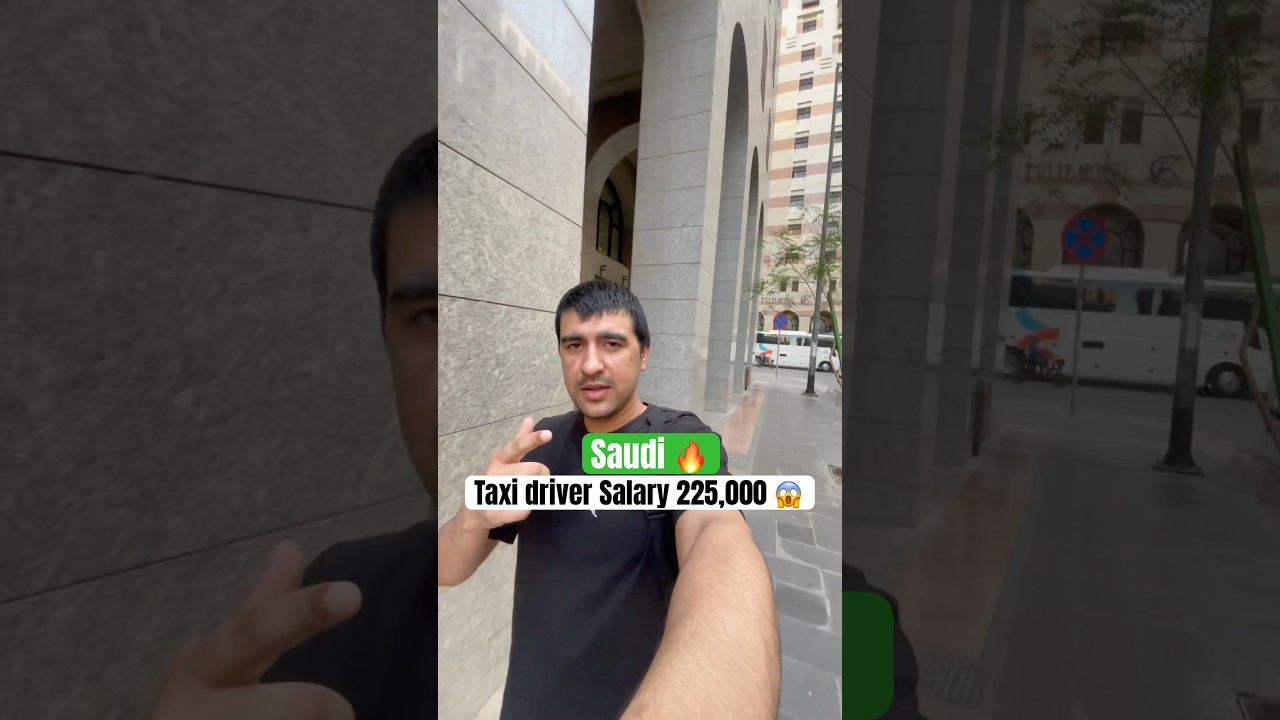 Taxi Driver Salary In Saudi 225,000 😱🔥🇸🇦 #minivlog #vlog #trending #daliyvlog
