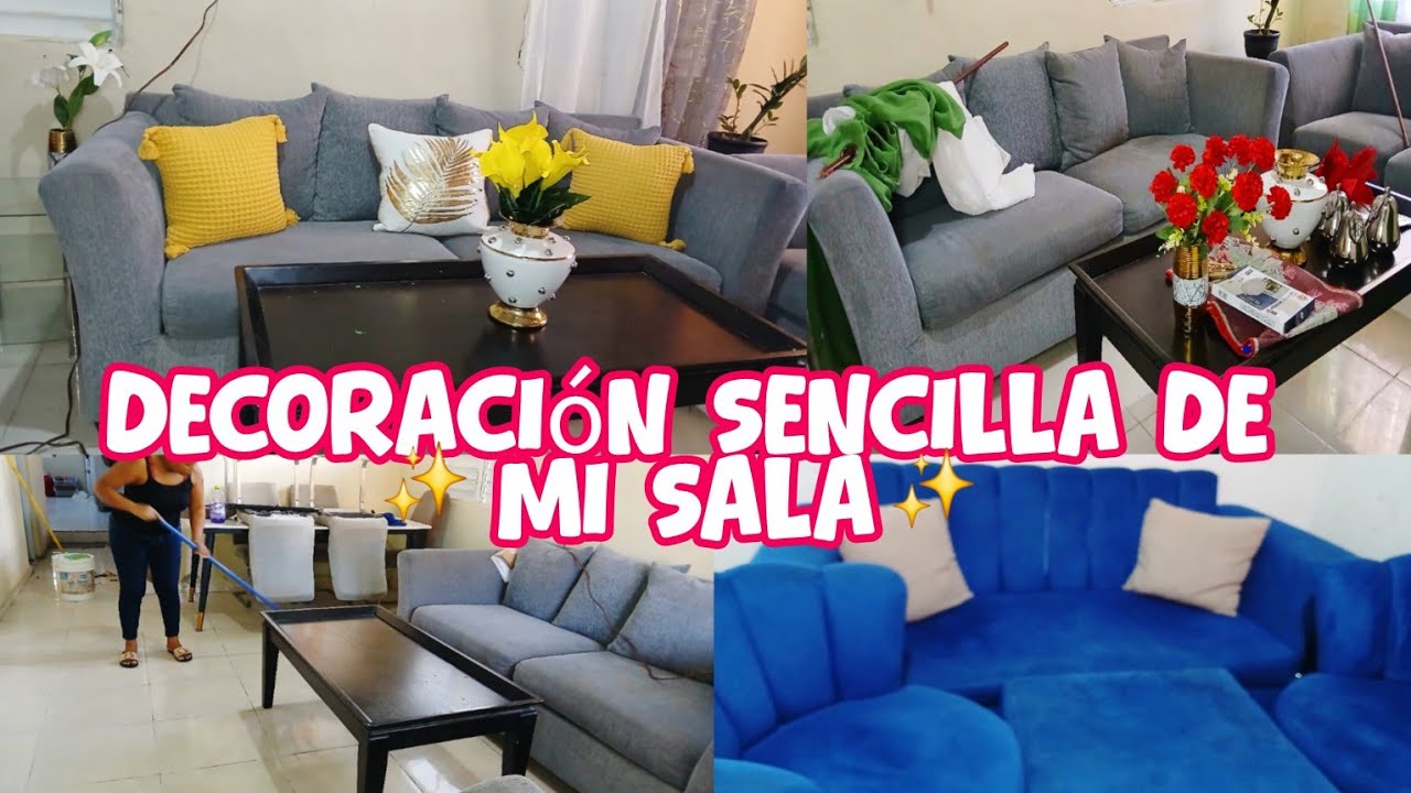 Así limpie y decore mi sala con lo que tenia en casa 🏡 mira como quedo