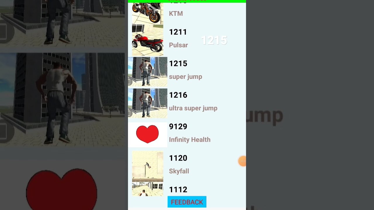 High jump cheat cood in indian bikes driving 3d/JUNED GAMER