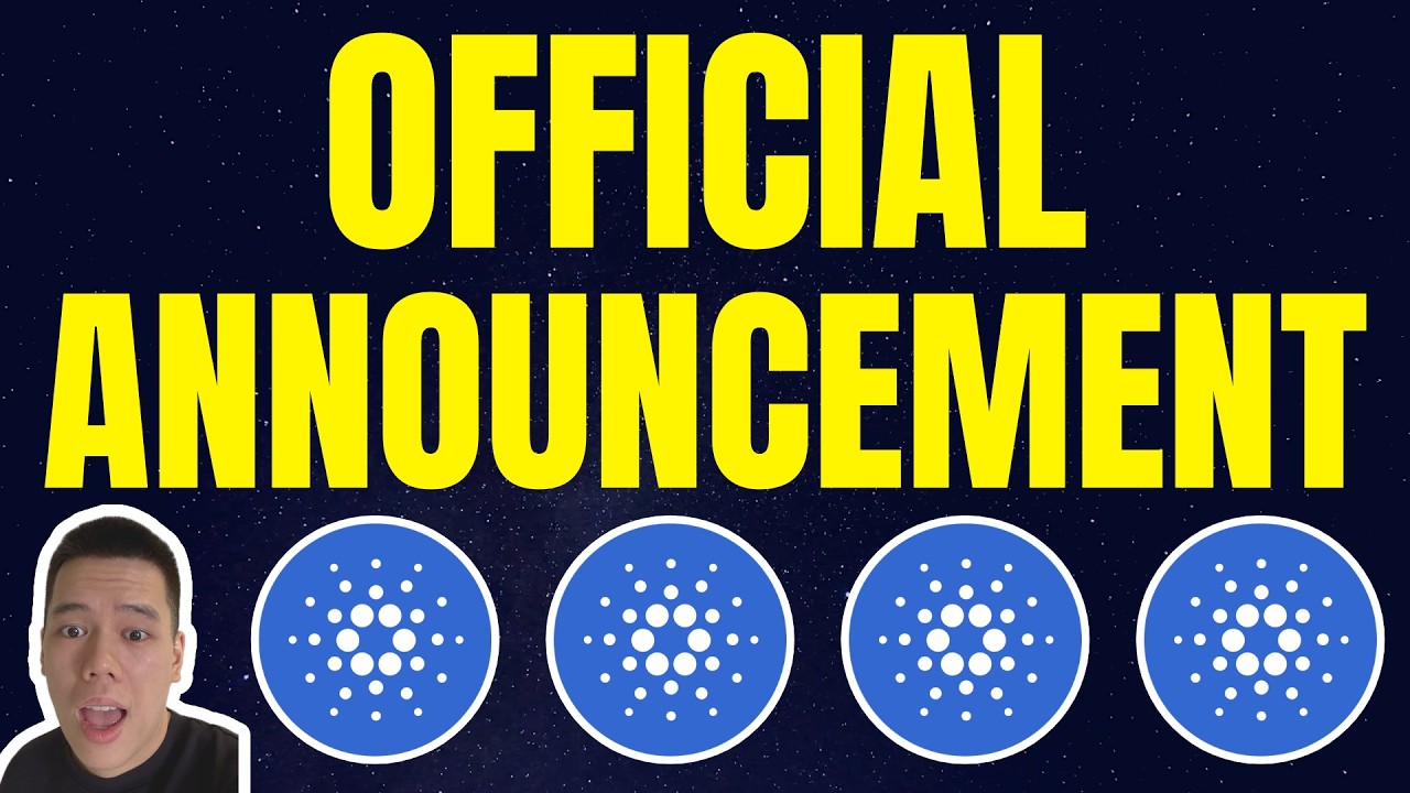 Cardano Made An Official Announcement.. Here's My Breakdown Of It - Cardano ADA News & Review