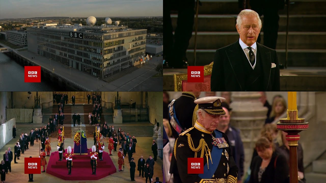 Collection: Sombre Countdowns, BBC News Channel - September 2022 - the death of Queen Elizabeth II