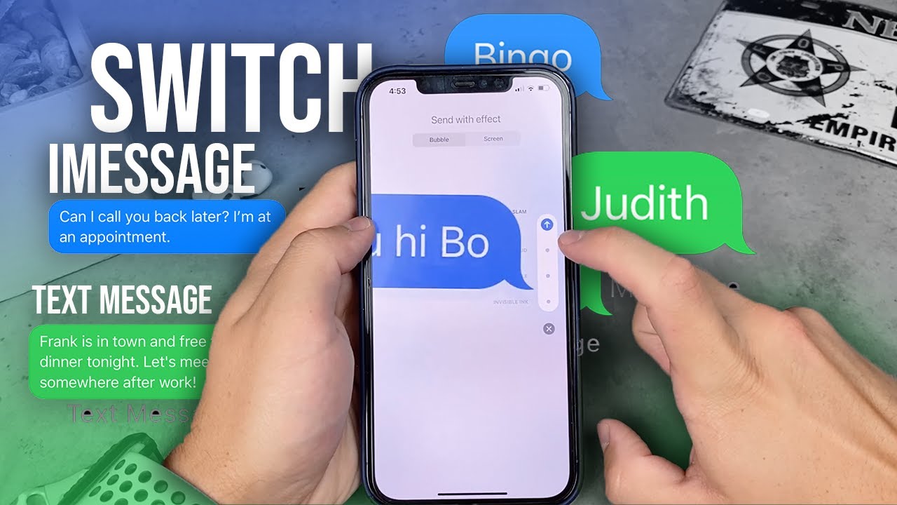 Как вернуться к iMessage из текстовых сообщений на iPhone