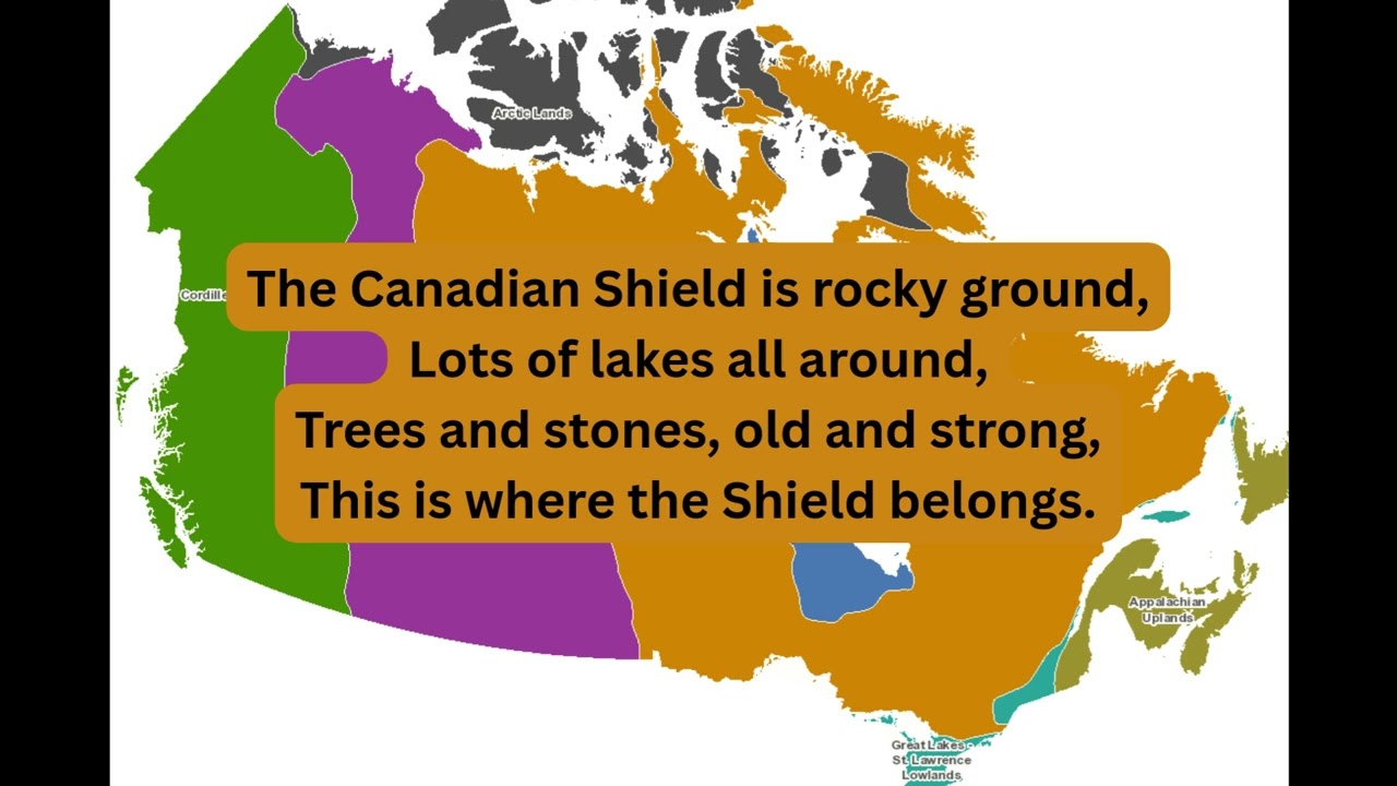 Canada’s Big Places: Physical Regions Song