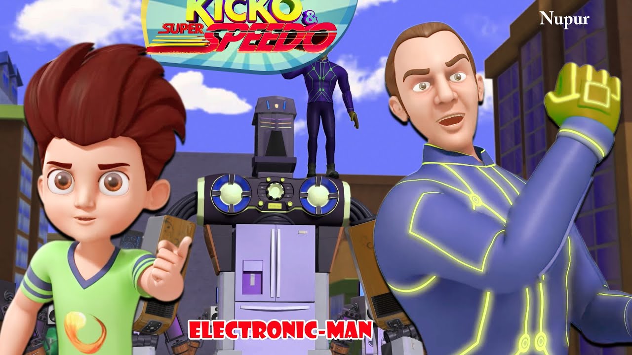 Electronic Man ने Suncity के सभी घरो से चुराया TV | Kicko & Super Speedo | Moral Stories For Kids