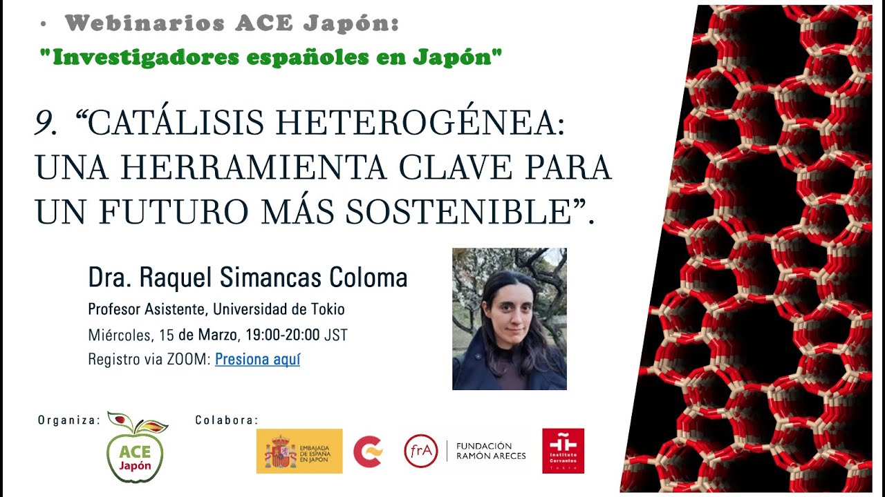 🍏 #9 Catálisis heterogénea: Una herramienta clave para un futuro más sostenible, Dr. Raquel Simancas