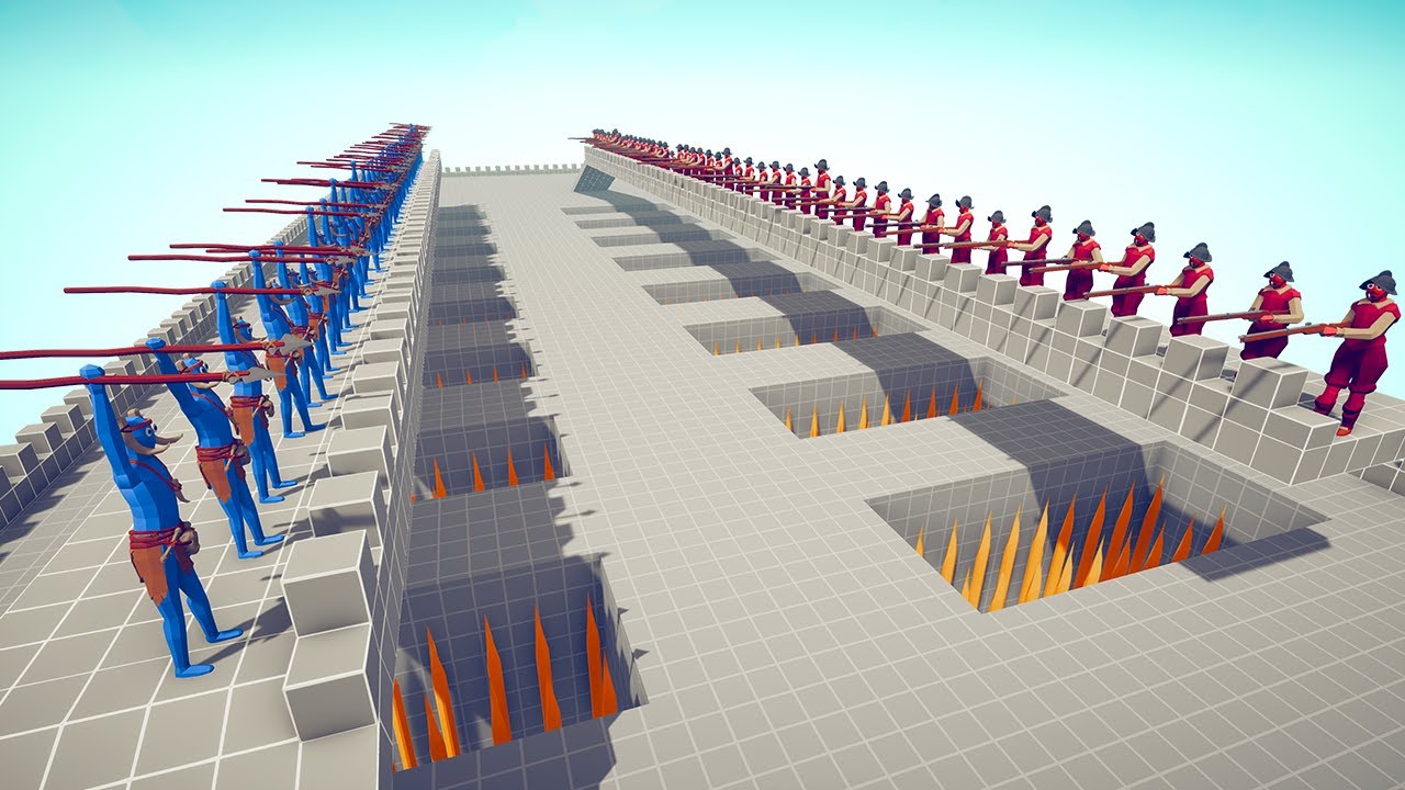Tournament On The Modern Spike Holes Map | Totally Accurate Battle Simulator TABS