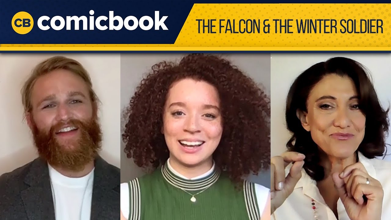 The Falcon And Winter Soldier Cast Interview: Wyatt Russell, Erin Kellyman, Amy Aquino