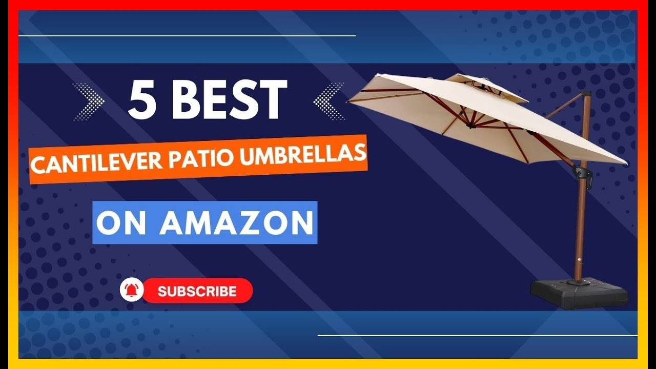 ✳️ Best Cantilever Patio Umbrellas on Amazon 💖 Top 5 Review | Buying Guide