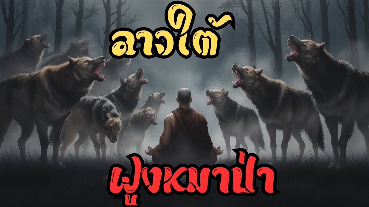 ลาวใต้คืนนั้น!! พระธุดงค์เจอฝูงหมาป่า 200 ตัว  วิญญาณหญิงข่ามายืนร้องไห้หน้าถ้ำ