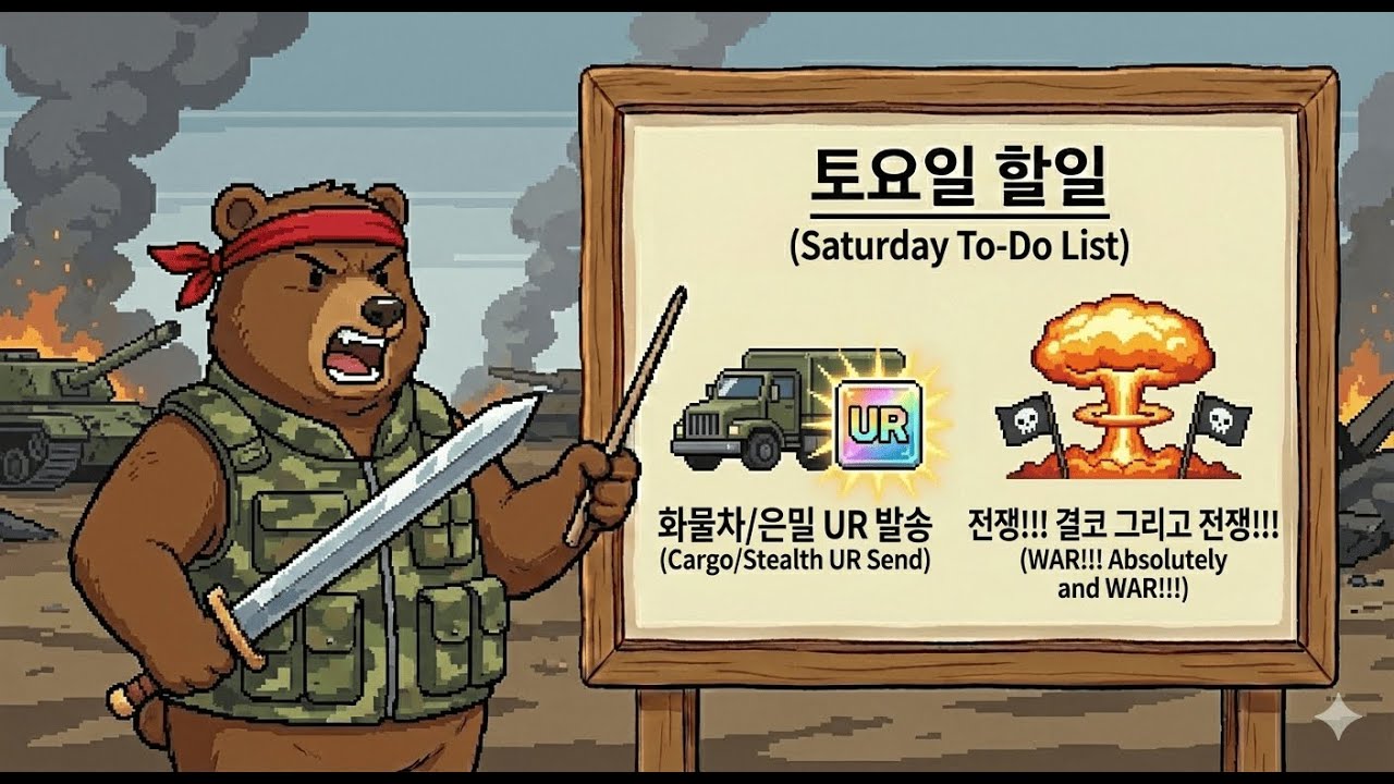 [라스트워]시즌4 휴식기 4주차 토요일 간단할일