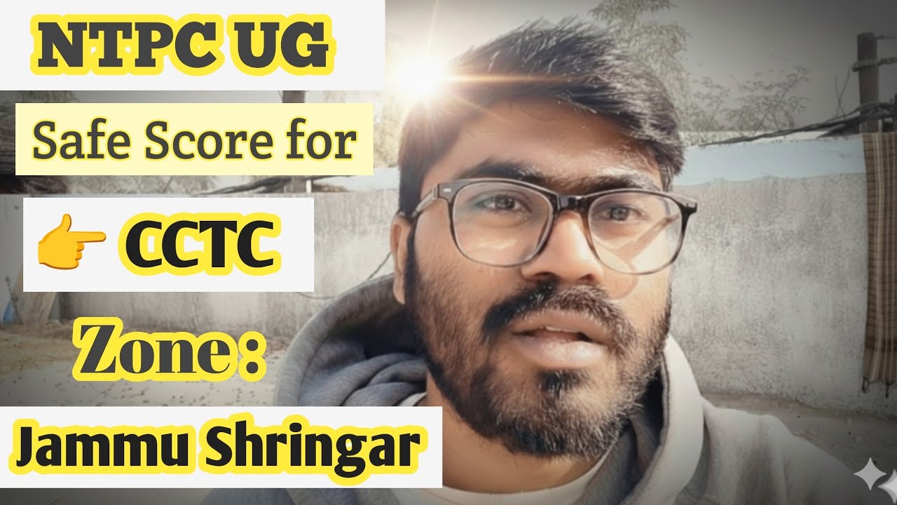 NTPC UG Safe Score For CCTC & Typing Post 