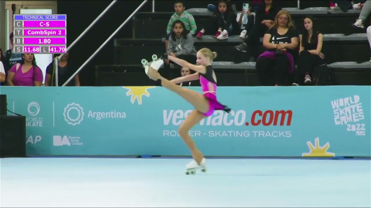 Anna Berman (USA) - Junior Ladies - Short Program - WSG Argentina 2022