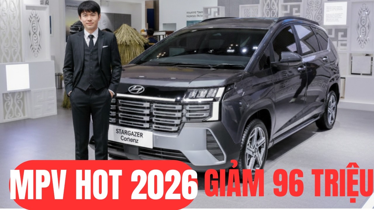 Hyundai Stargazer 2026 NHẬN CỌC — Ra Mắt Sau Tết, Thiết Kế Lột Xác, Giảm Tới 96 Triệu Xpander Nên Lo