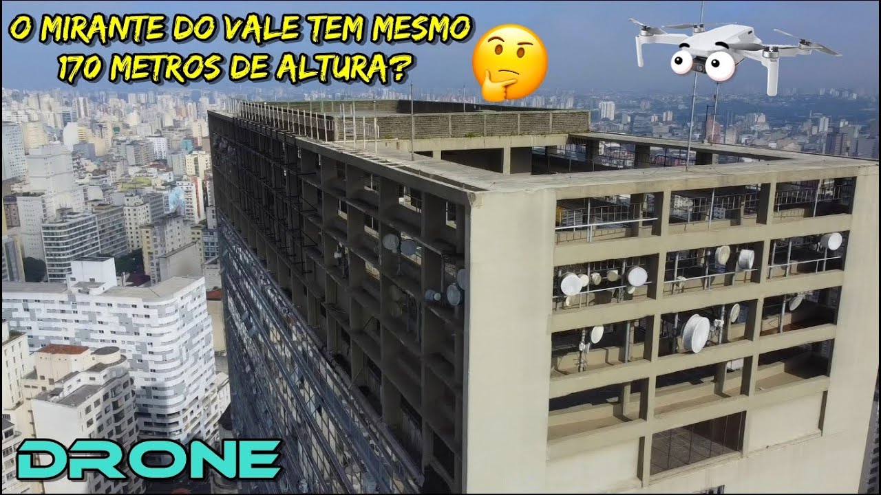 Drone sobe até o topo do Edifício Mirante do Vale: ele tem mesmo 170 metros de altura? - São Paulo