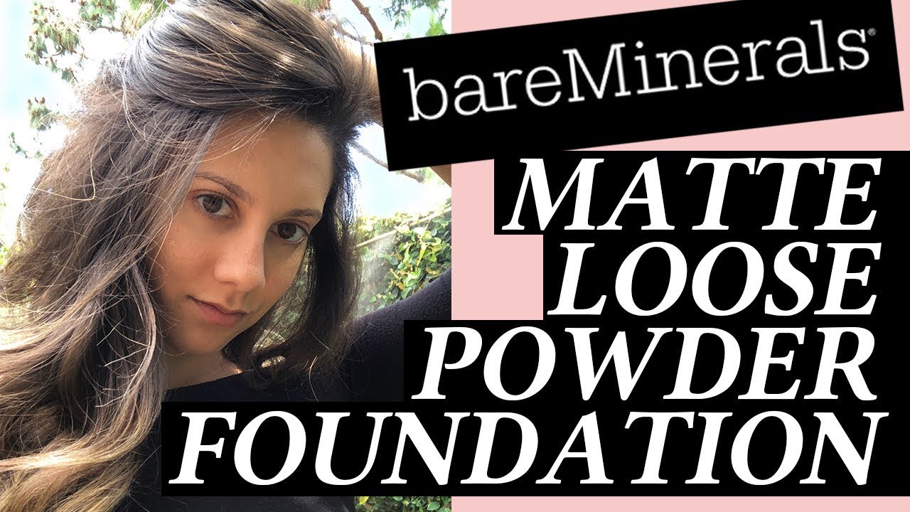 bareMinerals Loose Matte Powder Foundation Application Demo + Tips
