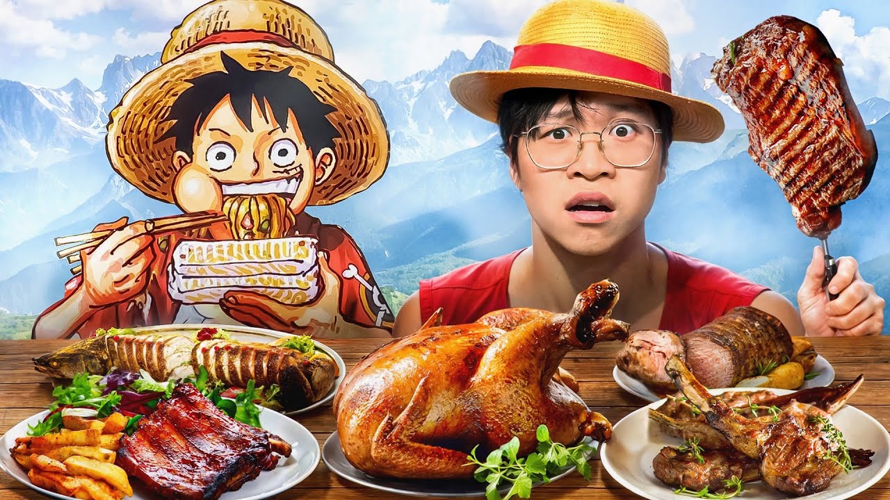I Ate Like Luffy For 50 Hours