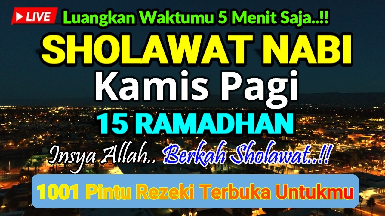 SHOLAWAT JIBRIL PENARIK REZEKI PALING DAHSYAT, Sholawat Nabi Muhammad SAW, SALAWAT PALING MERDU