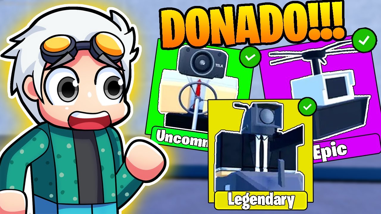 ¡Solo PUEDO USAR unidades DONADAS en Toilet Tower Defense Roblox!