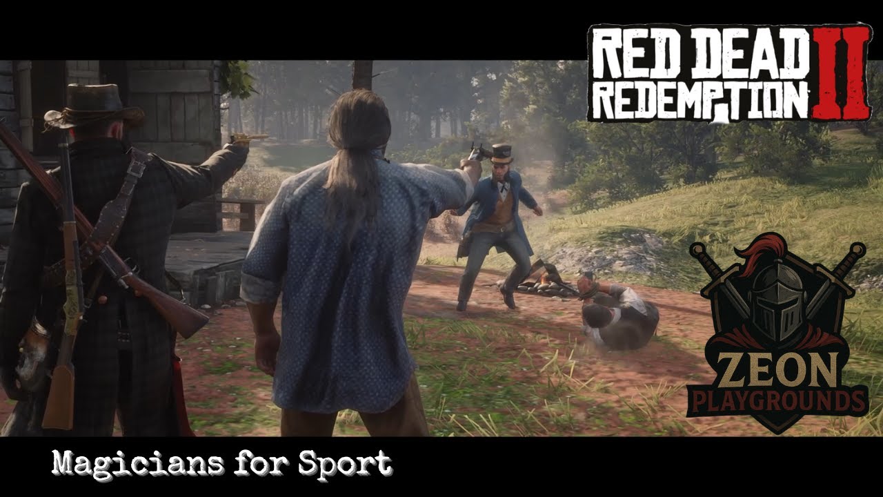 Red Dead Redemption 2 | Magicians for Sport (Rescuing Trelawny in Saint Denis)