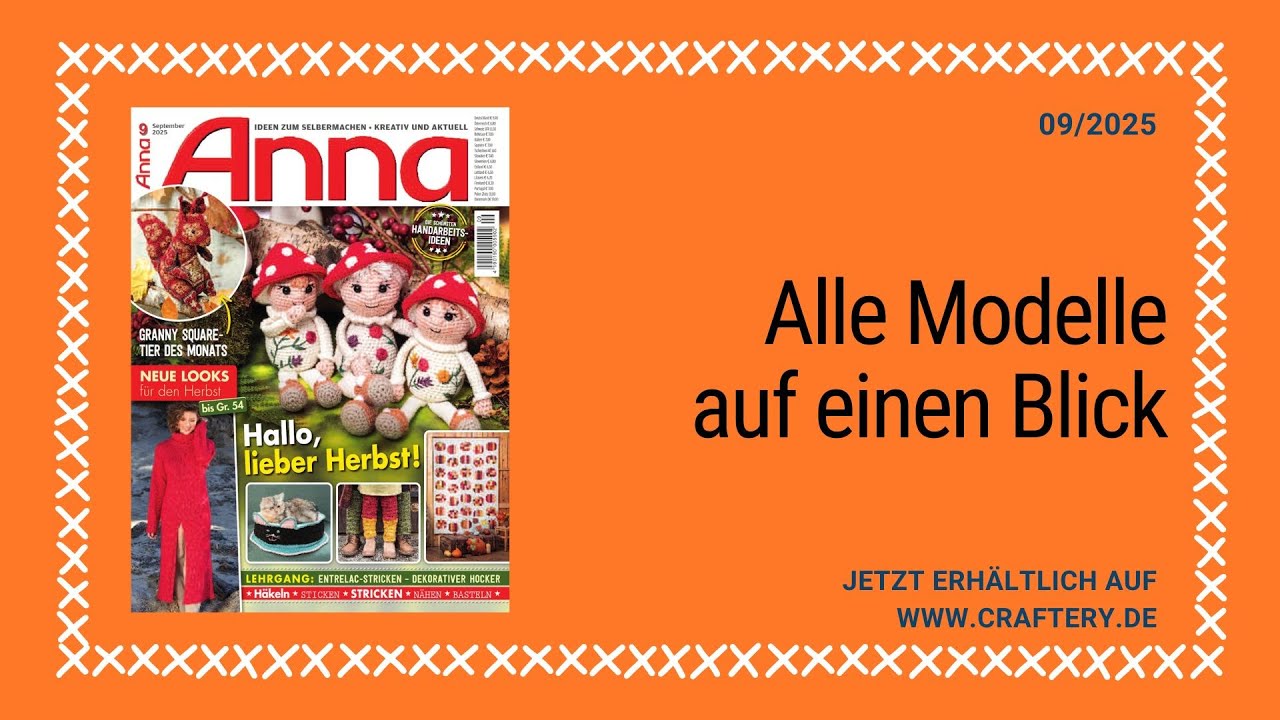 Zeitschrift ANNA 09/25 - Alle Modelle auf einen Blick