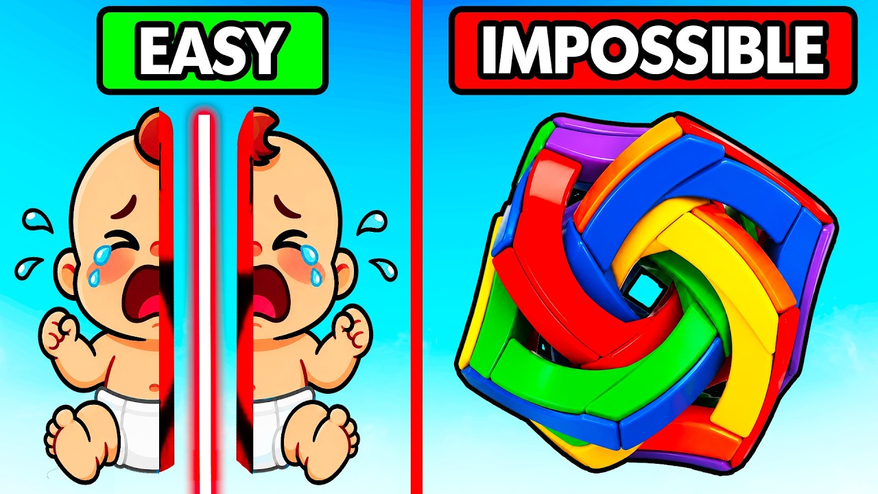 EASY vs IMPOSSIBLE AI PUZZLE