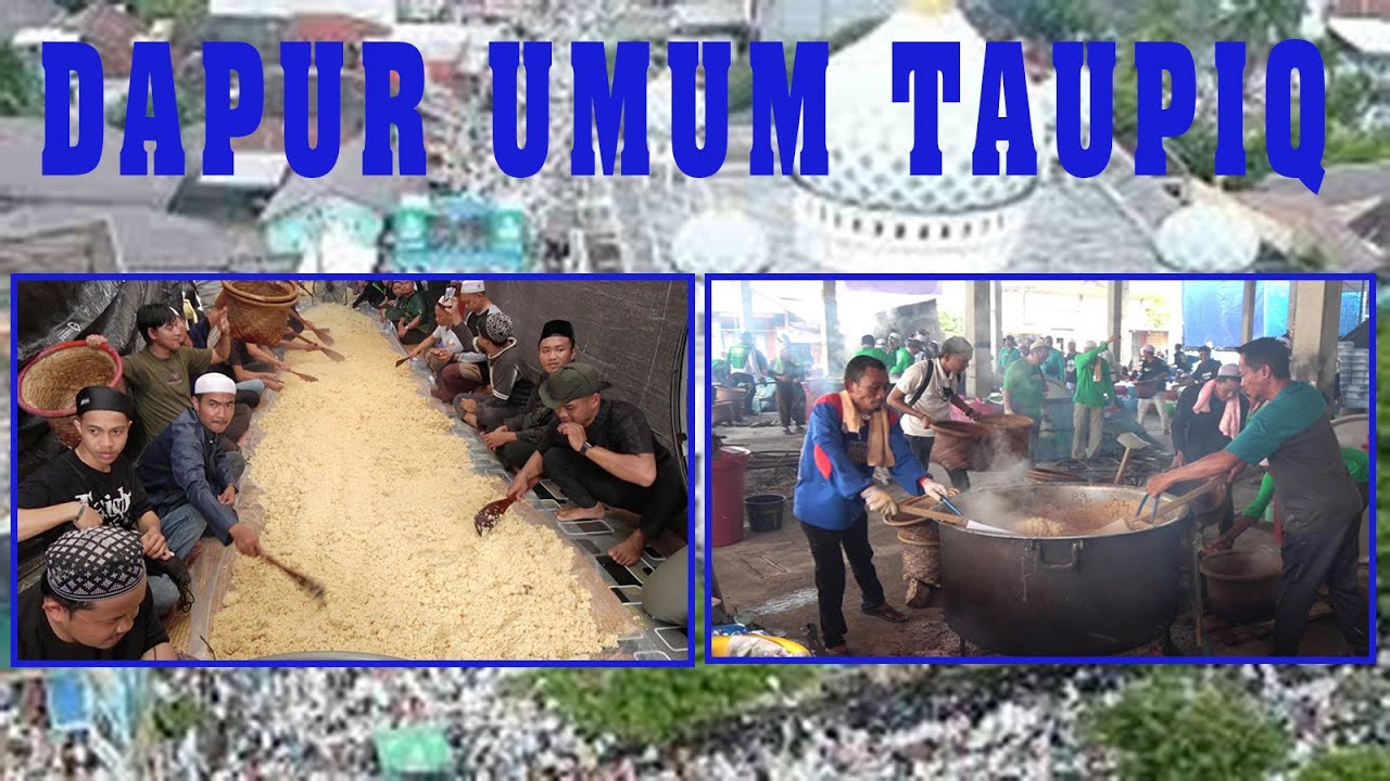 Dapur Umum Taupik.  Haul ke 21 Abah Guru sekumpul.  28 -12- 2025