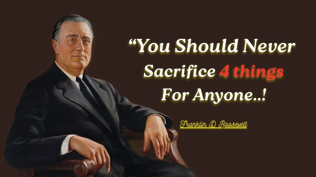 A Wise Man Always Remains Silent in Two Situations | Franklin D. Roosevelt Quotes & Life Lessons