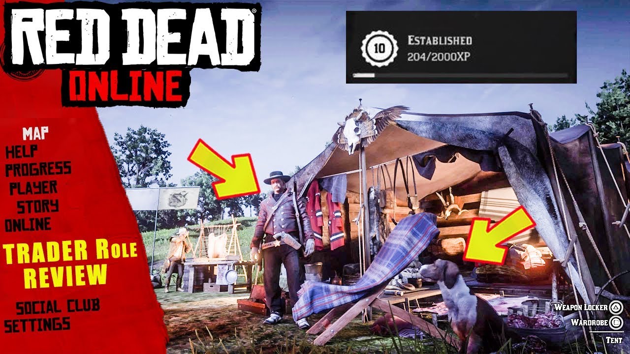 RED DEAD ONLINE TRADER TIPS AND TRICKS FOR FAST RANK UP