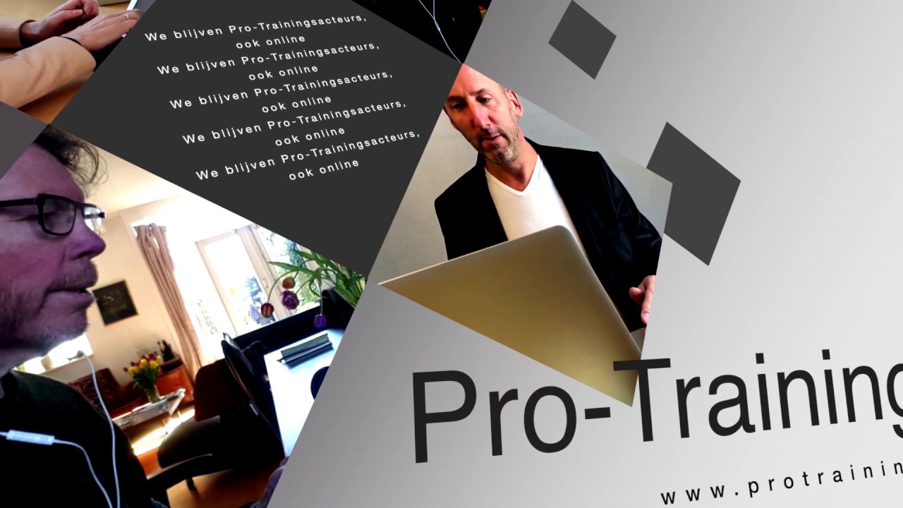 Wij blijven Pro-Trainingsacteurs, ook online!