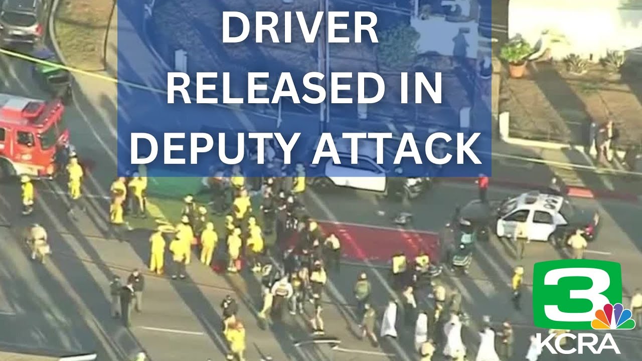 Driver arrested in sheriff's recruits crash is released