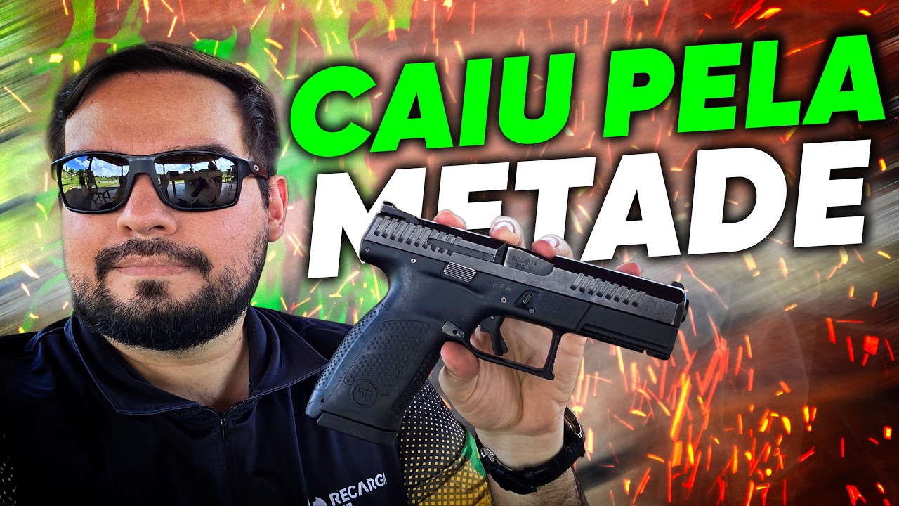 CAIU PELA METADE! CZ P10C .380acp Agora Compete com Nacionais