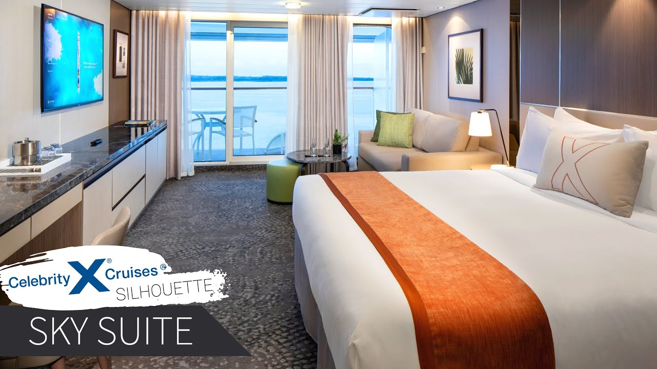 Celebrity Silhouette | Полный обзор и экскурсия по Sky Suite в формате 4K | Celebrity Cruises