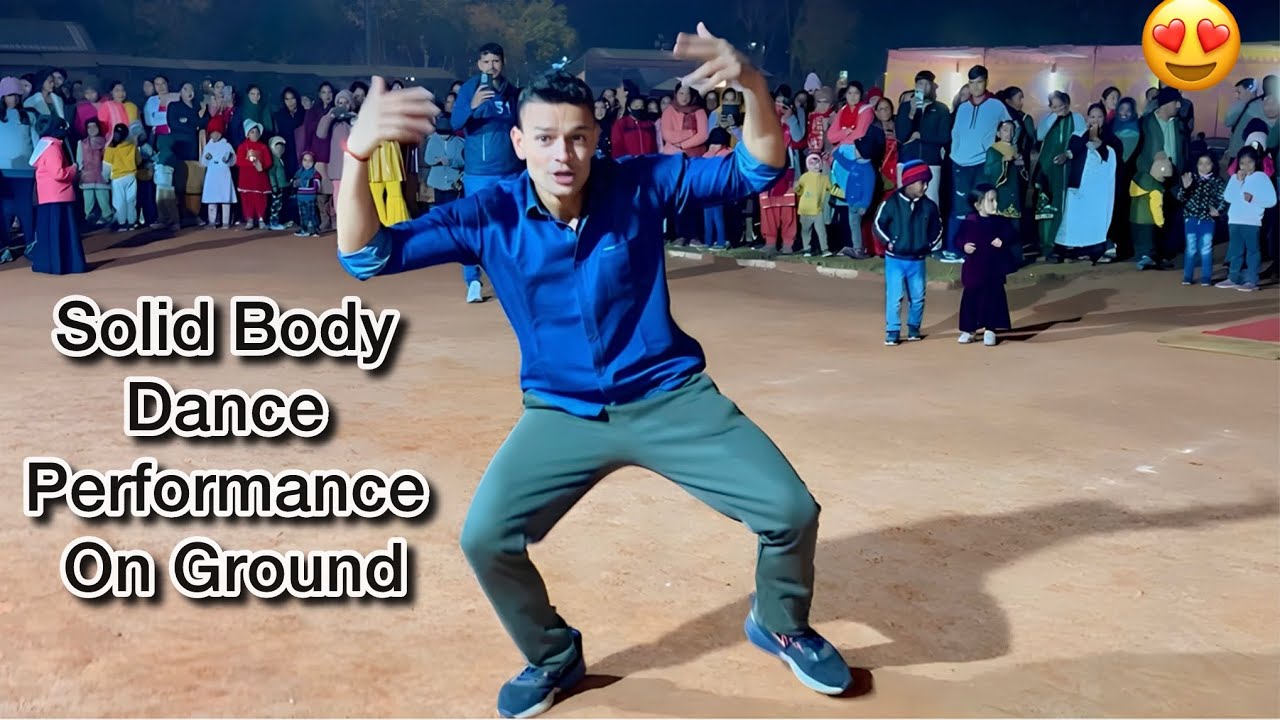 Rajat Fauji ka जबरदस्त dance 🕺on Ground 😍|| Solid Body Dance Performance