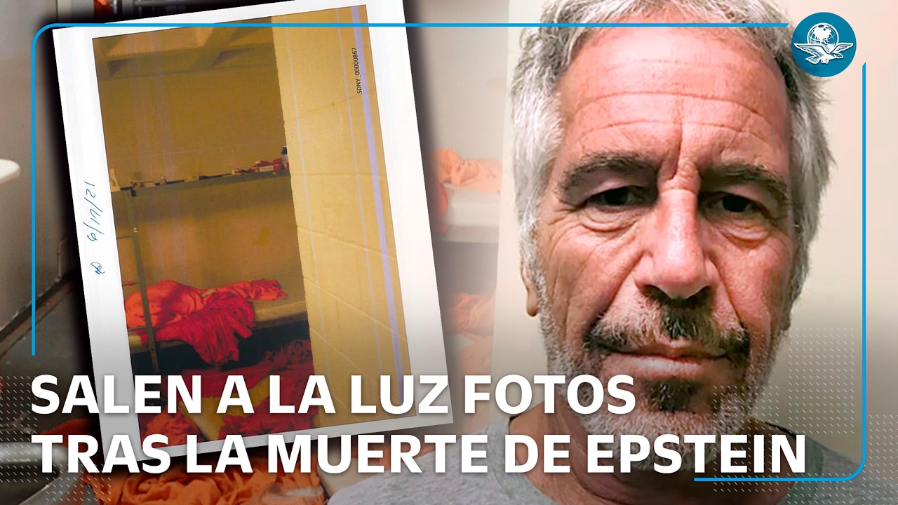 Muestran celda de Jeffrey Epstein tras su muerte