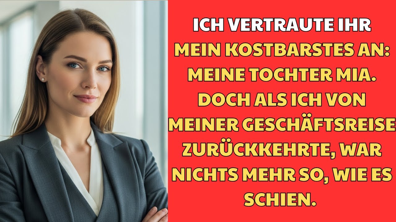 Meine Schwiegermutter passte auf mein Kind auf. Dann kam der Schock!