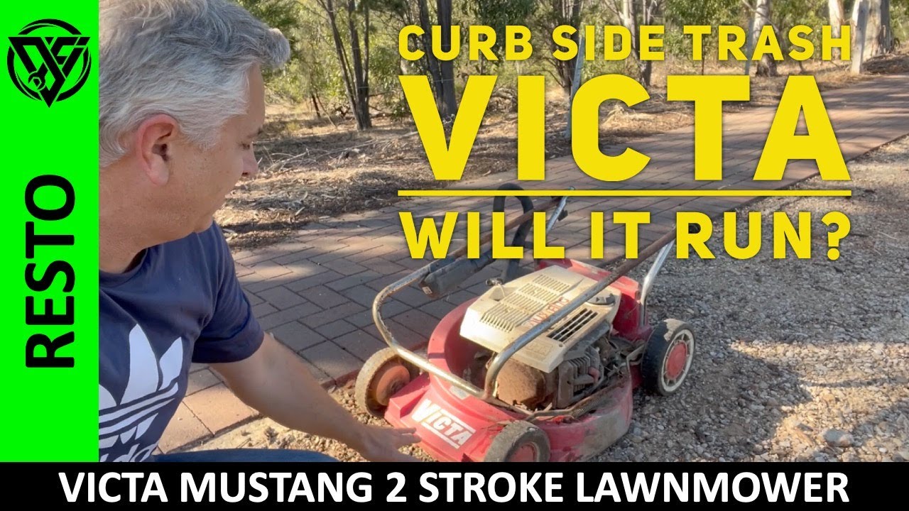Will it Start? Curbside Mustang 20 2 Stroke Lawnmower Cluster!