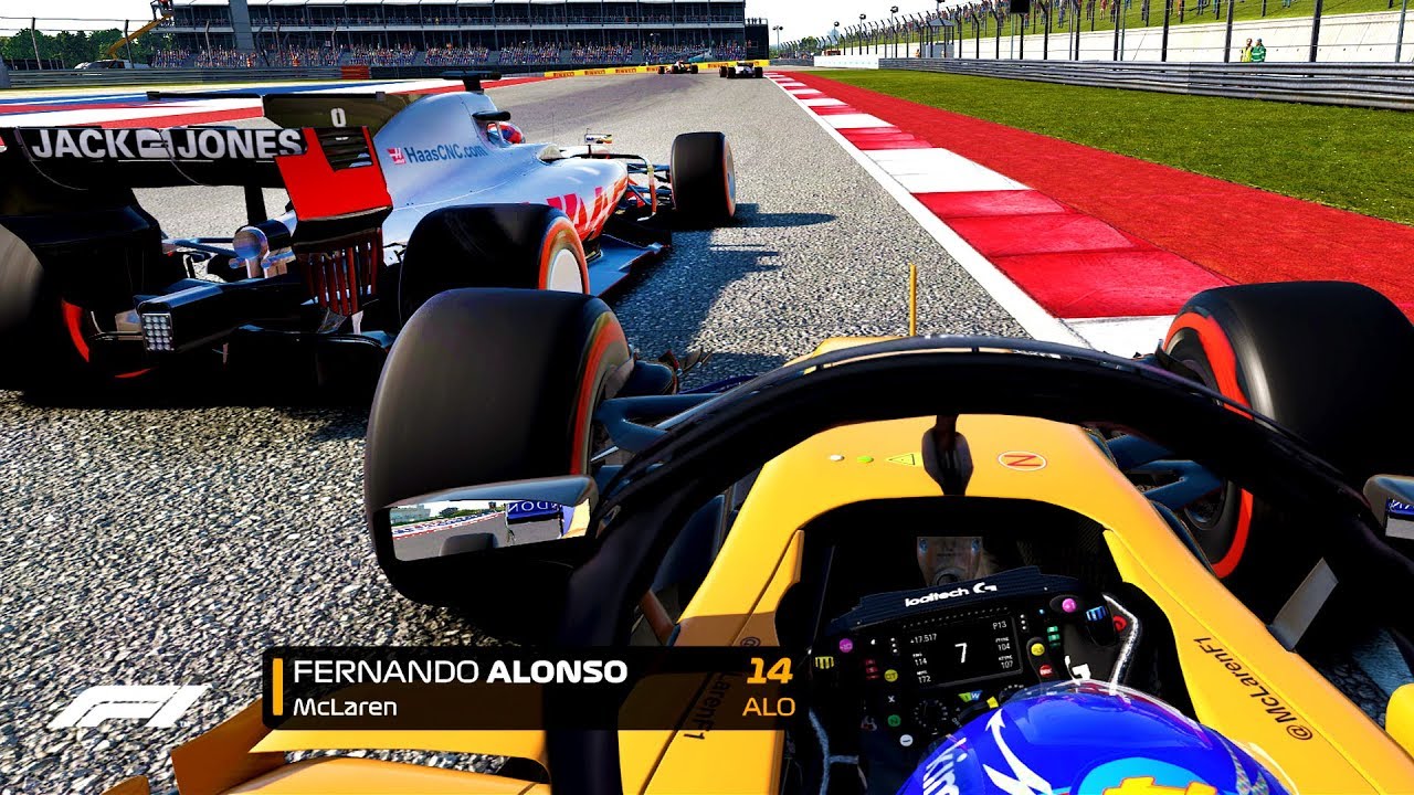 FIGHTING TILL THE LAST LAP! ALONSO TITLE FIGHT IS ON! - F1 2018 Mod CAREER MODE Part 16