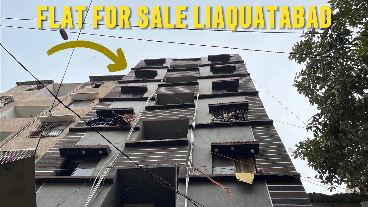 Karachi ky liye behtreen flat liaquatabad mein 03453905795
