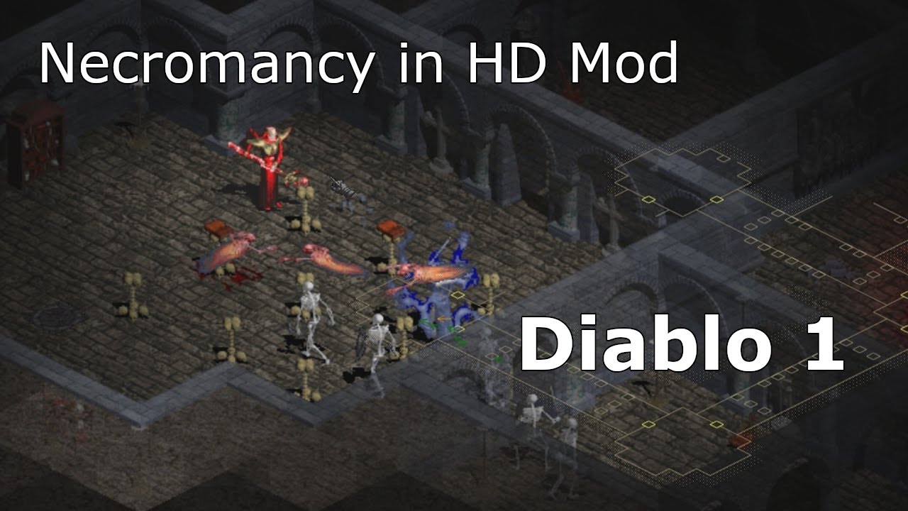 Necromancy in Diablo 1 HD Mod Belzebub