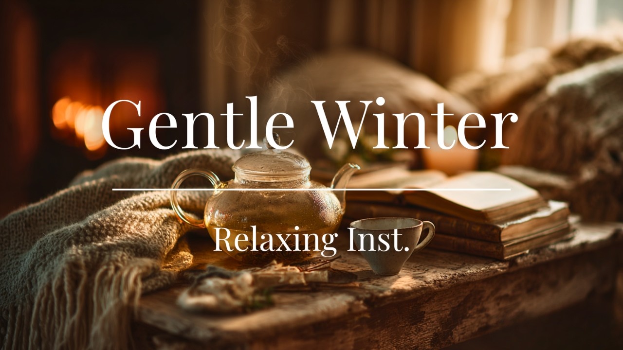 Winter Detox & Relaxing Instrumental Music | Cozy Tea Time for Reading & Focus