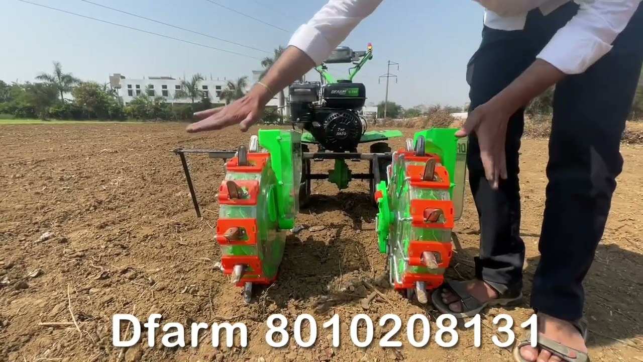 Power weeder seed drill , Power tiller , Hand push seeder , टोकन यंत्र , #technology #viral #reels
