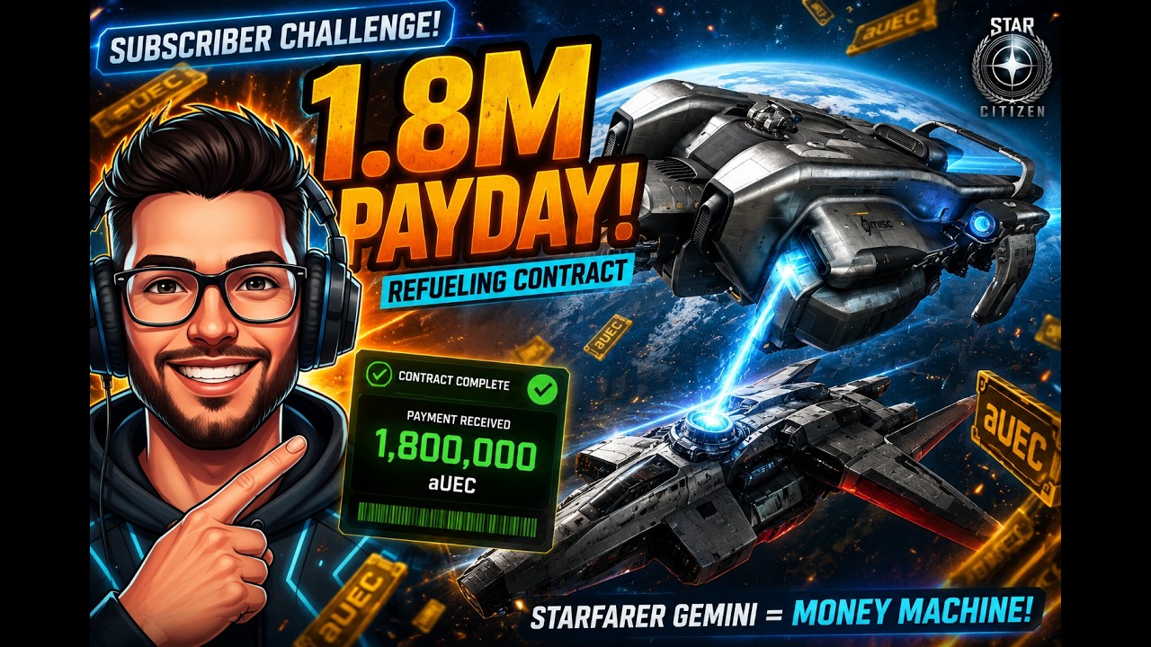 Я принял контракт на дозаправку на 1,8 миллиона aUEC! | Руководство по Star Citizen 4.8 Starfarer...