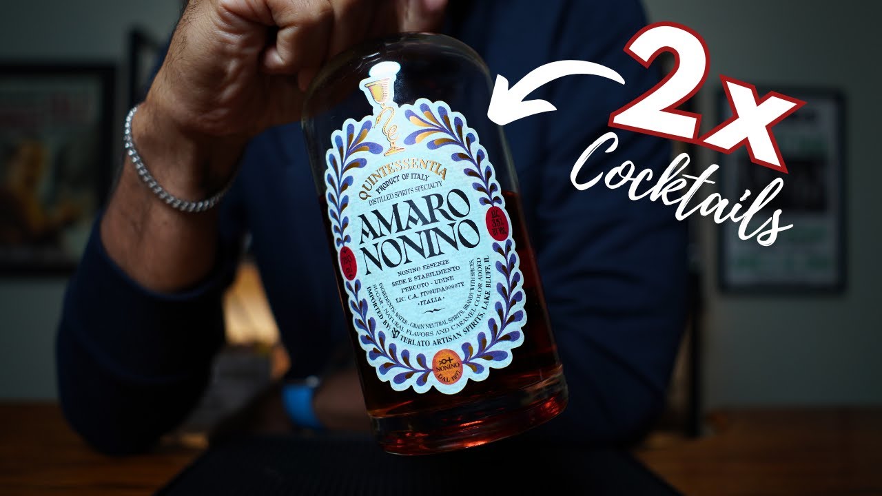 2 коктейля AMARO NONINO ★ Один взболтанный и один размешанный (серия Amaro)