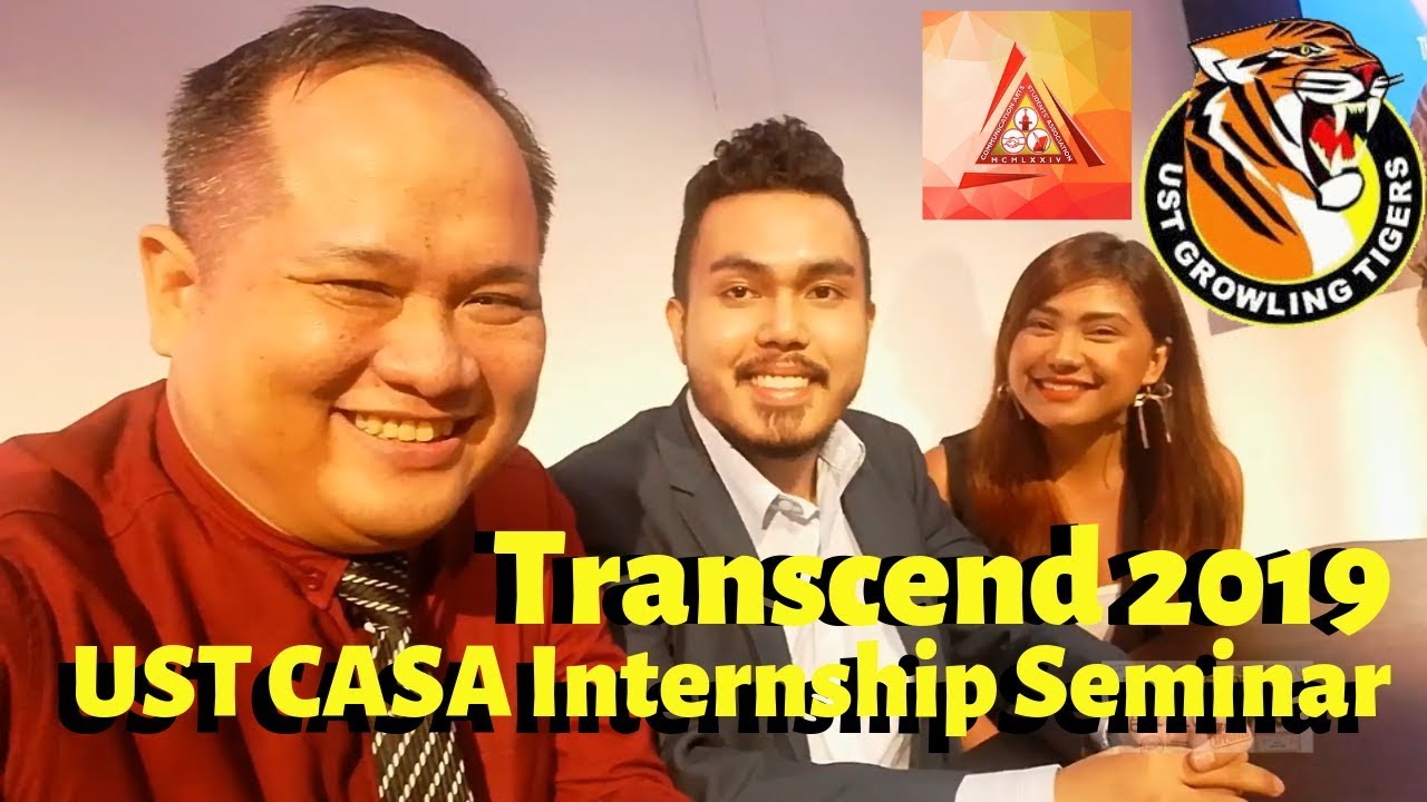 Guest Speaker at Transcend 2019 - The UST CASA Internship Seminar