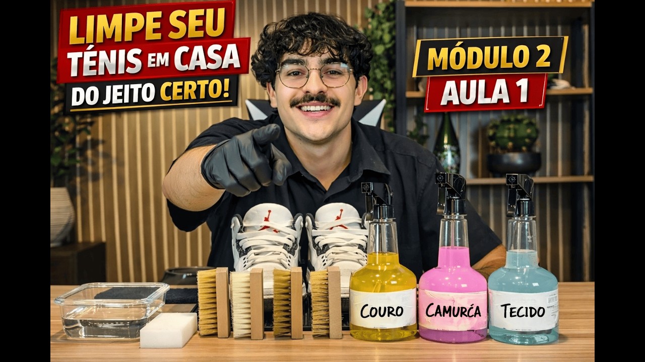 Você está limpando seu tênis ERRADO! Aprenda o método profissional Sneaker Pro