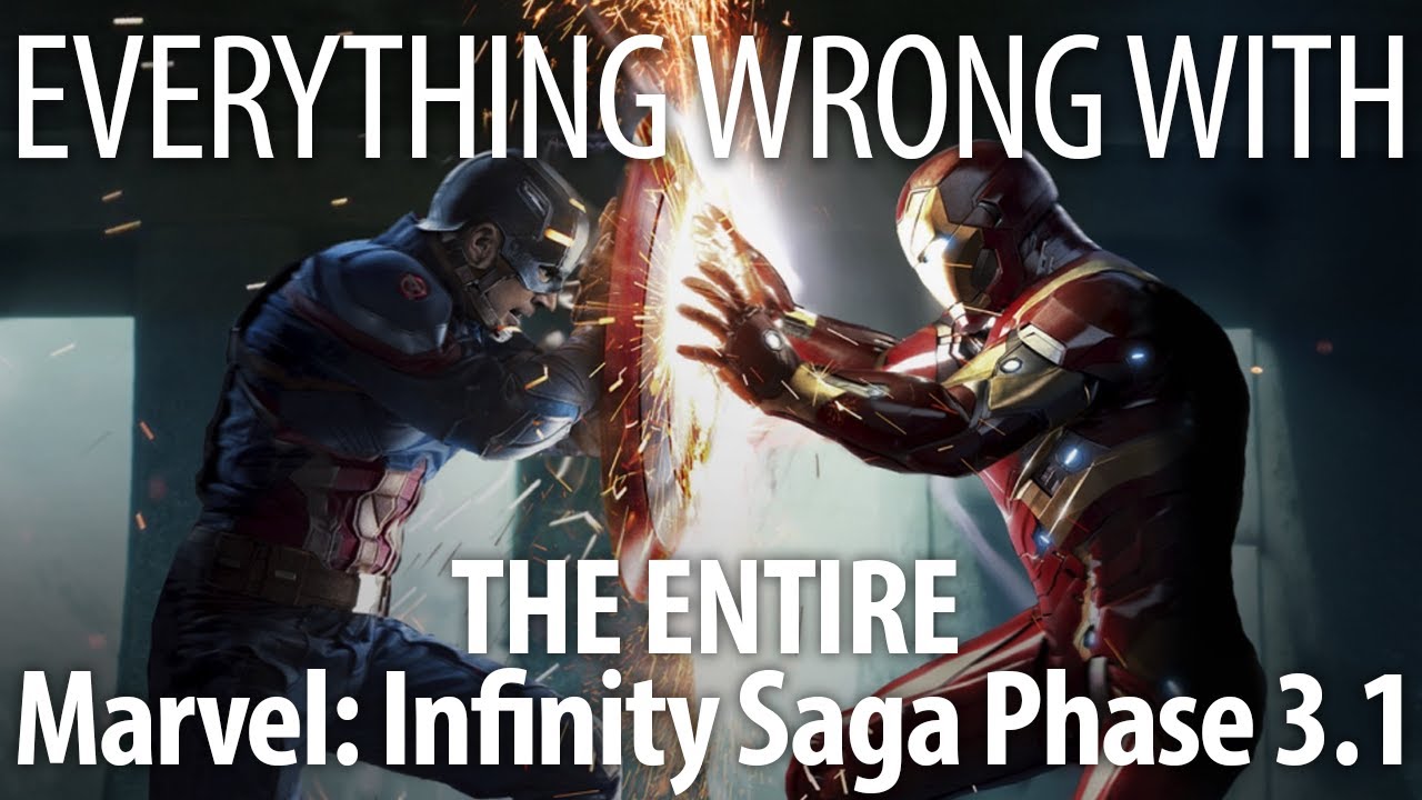 Everything Wrong With The ENTIRE MCU: Captain America Civil War - Thor Ragnarok - Marvel Phase 3.1